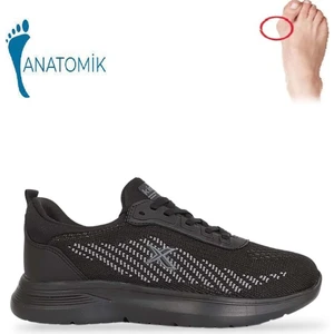 1861-THANOS Anatomik Tabanlı Erkek Yürüyüş & Koşu Ayakkabısı - NKT01861-SIYAH-40