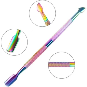 Rainbow Metal Kronk Tırnak Itici Komedon Temizleme Kiti Çift Taraflı XLK101