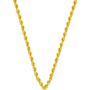 Midas 50 Cm. Burmalı Halat 14 Ayar Altın Zincir