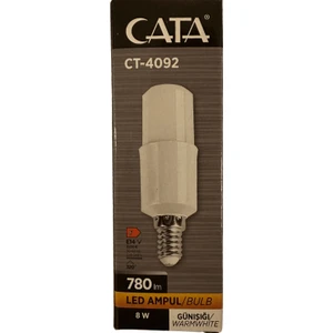 CT-4092 8W 3200K (Günışığı) E14 Duylu LED Ampul