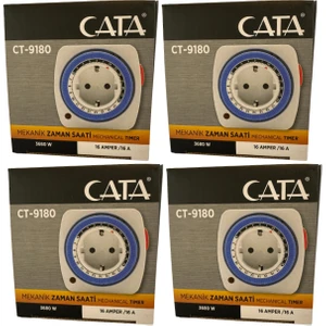 CT-9180 3680W 16 Amper Mekanik Zaman Saati (4 Adet)