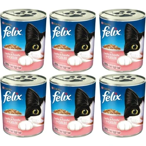 Somon Alabalıklı Kedi Konservesi 400 gr 6 Adet