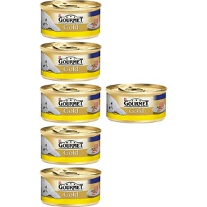 Gourmet Gold Kıyılmış Tavuklu Yaş Kedi Maması 85 gr 6 Adet