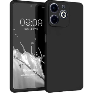 Matte Silicone Infinix Hot 40I Kılıf Siyah