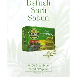Tekün Sabun Tekli Paket Organik Defneli Sabun 170 gr