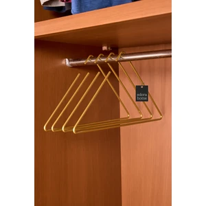 Edora Home 5'li Gold Elbise Askısı Tişört Askısı - Metal Paslanmaz