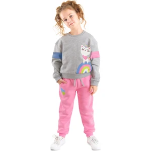 Rainbow Cat Kız Çocuk Alt-Üst Eşofman Takım
