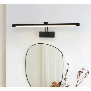 Modern Duvar LED Aplik Banyo Tablo Aydınlatma Kuğu Pelikan Aplik Siyah Gün Işığı Ledli Aplik