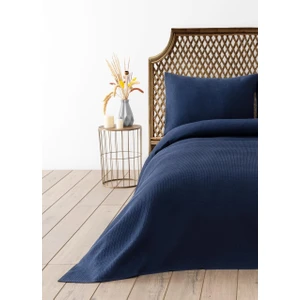Denizli Concept Waffle Tek Kişilik Pike Seti Lacivert