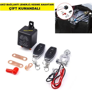 Ucuzcu Market Çift Kumandalı Akü Bağlantı (Enerji) Kesme Anahtarı