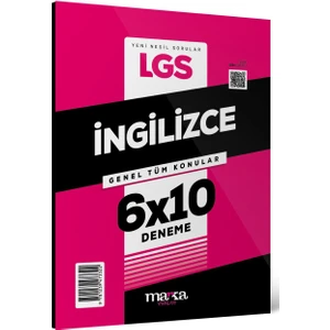 Marka Yayınları 2025 LGS Genel Tüm Konular İngilizce 6 Deneme