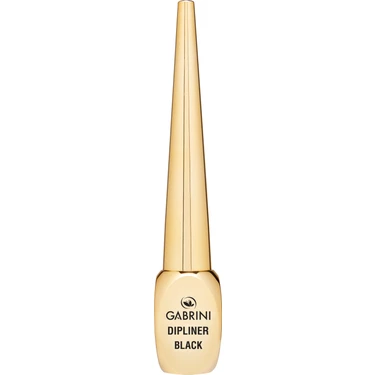 Gabrini Dipliner Gold Black Yumuşak Uçlu Kolay Uygulama Eyeliner Yoğun Pigmentli