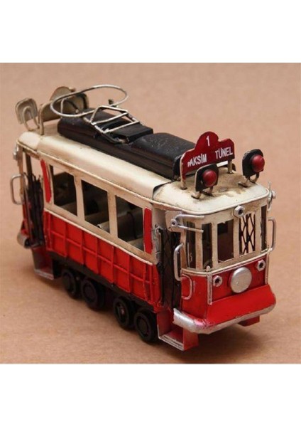 Dekoratif Metal Taksim Tramvay Orta Boy