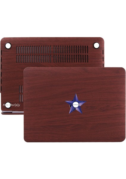 Macbook Air M1 Kılıf 13 inç A1932 A2179 A2337 ile Uyumlu Wood