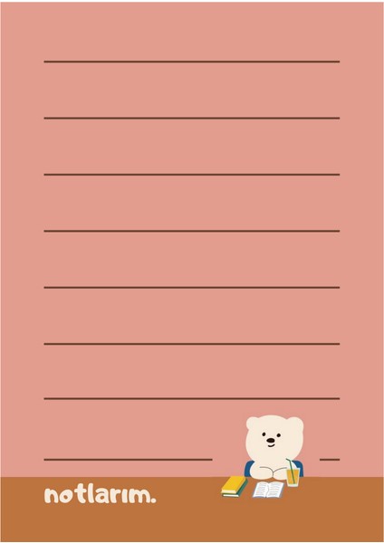 Sevimli Kawaii Bloknot Notepad To Do List Memopad Planlayıcı A6 10 5 x 14 8 cm 100'lü
