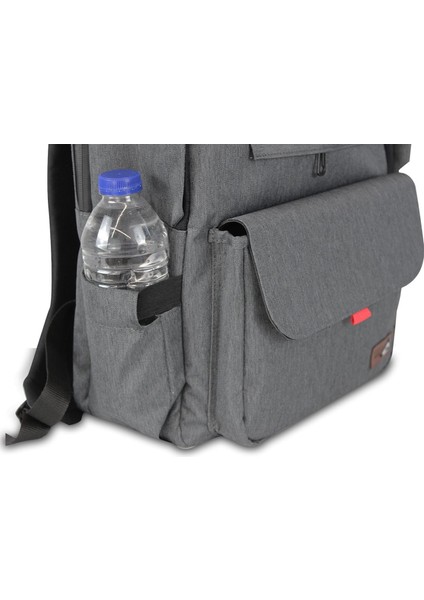 Smart Bag USB Şarj Girişli Akıllı Sırt Çantası 1205 Füme