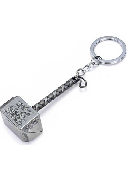 Thor'un Çekici Gümüş Renk Anahtarlık