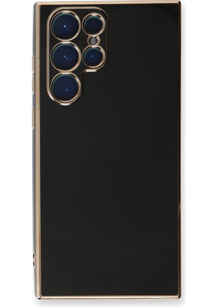 Samsung Galaxy S22 Ultra Kılıf Volet Silikon - Siyah 300099
