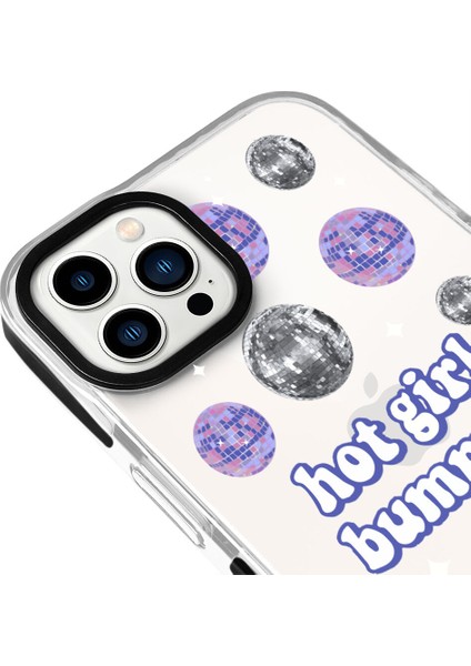 x Gossip Pasta Apple iPhone 12 Pro Max Girl Bummer Tasarımlı Siyah Kenarlıklı Şeffaf Arty Telefon Kılıfı