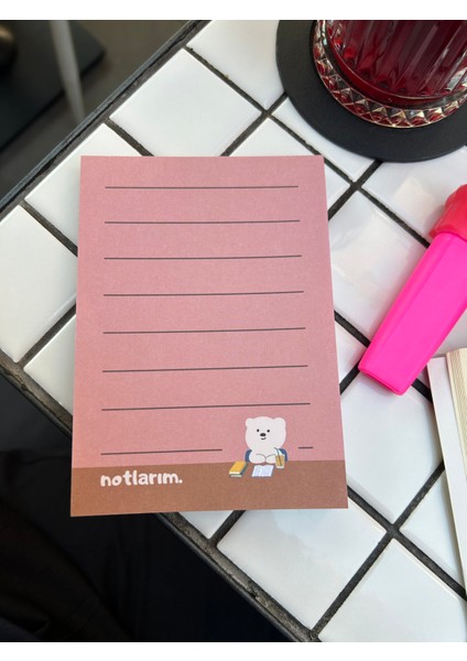 Sevimli Kawaii Bloknot Notepad To Do List Memopad Planlayıcı A6 10 5 x 14 8 cm 100'lü