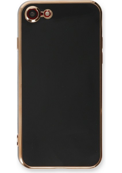 Iphone Se 2020 Kılıf Volet Silikon - Siyah 300099