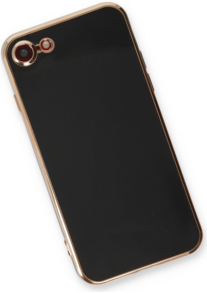 Iphone Se 2020 Kılıf Volet Silikon - Siyah 300099