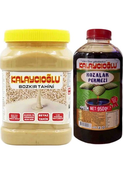 Bozkır Beyaz Tahin 935GR - Kozalak Pekmezi 950GR