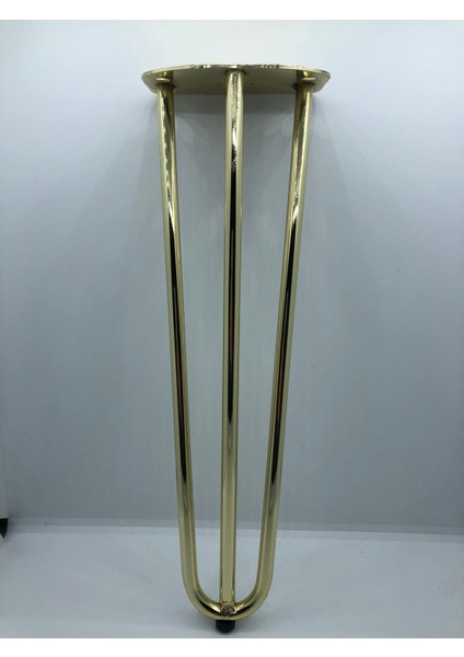 Metal,3 Mil 32 cm Gold Kaplama,sehpa,puf ,mobilya Ayağı ( 2 Adet)