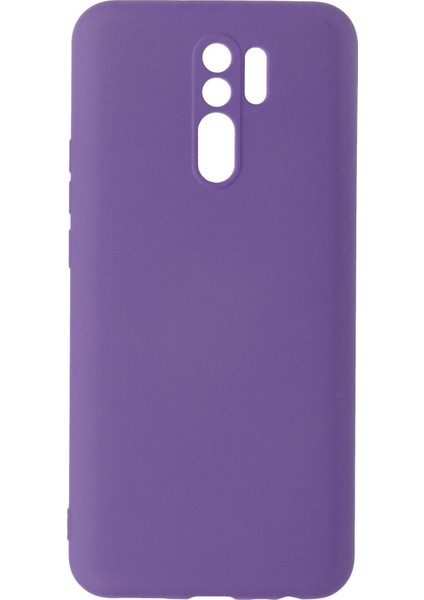Xiaomi Redmi 9 Kılıf Nano Içi Kadife Silikon - Mor 300099