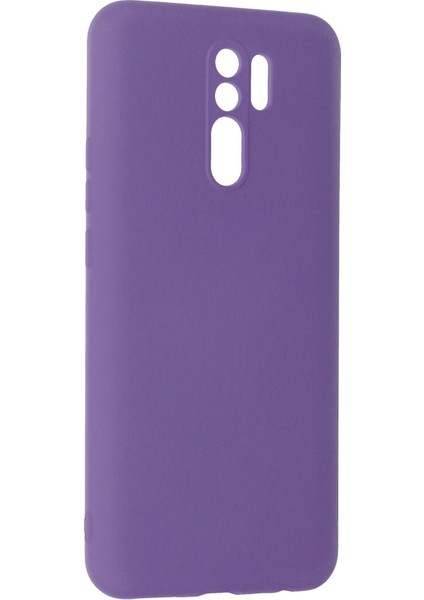 Xiaomi Redmi 9 Kılıf Nano Içi Kadife Silikon - Mor 300099
