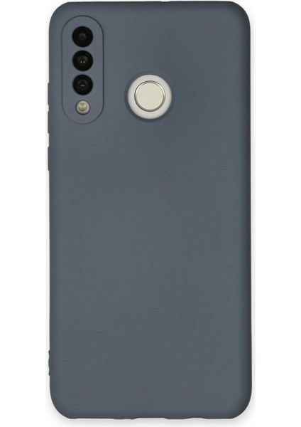 Huawei P30 Lite Kılıf Nano Içi Kadife Silikon - Gri 300099