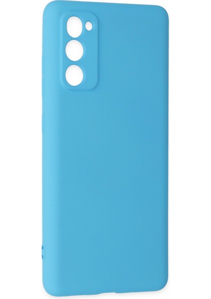 Samsung Galaxy S20 Fe Kılıf Nano Içi Kadife Silikon - Mavi 300099