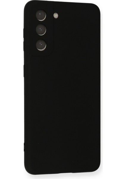 Samsung Galaxy S21 Kılıf Nano Içi Kadife Silikon - Siyah 300099