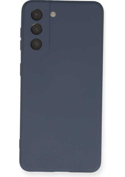 Samsung Galaxy S21 Kılıf Nano Içi Kadife Silikon - Gri 300099