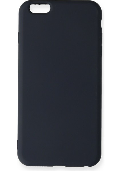 Iphone 6 Plus Kılıf Nano Içi Kadife Silikon - Lacivert 300099