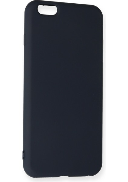 Iphone 6 Plus Kılıf Nano Içi Kadife Silikon - Lacivert 300099