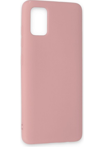 Samsung Galaxy A51 Kılıf Nano Içi Kadife Silikon - Pudra 300099 fiyatları