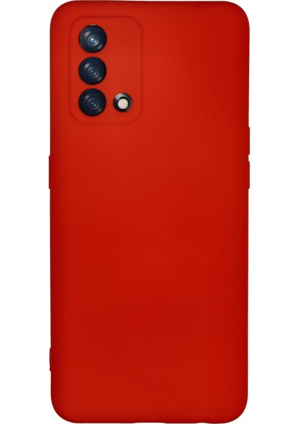 Oppo A74 4g Kılıf Nano Içi Kadife Silikon - Kırmızı 300099