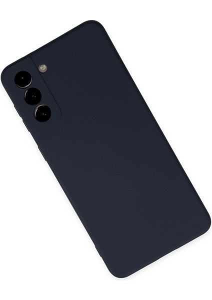Samsung Galaxy S21 Kılıf Nano Içi Kadife Silikon - Lacivert 300099