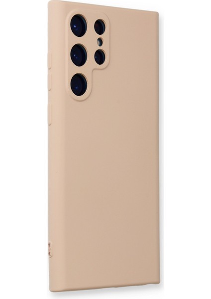 Samsung Galaxy S22 Ultra Kılıf Nano Içi Kadife Silikon - Pudra 300099 fiyatları