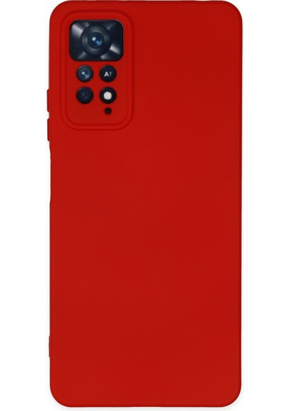 Xiaomi Redmi Note 11 Pro Kılıf Nano Içi Kadife Silikon - Kırmızı 300099