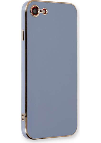 Iphone 8 Kılıf Volet Silikon - Mavi 300099