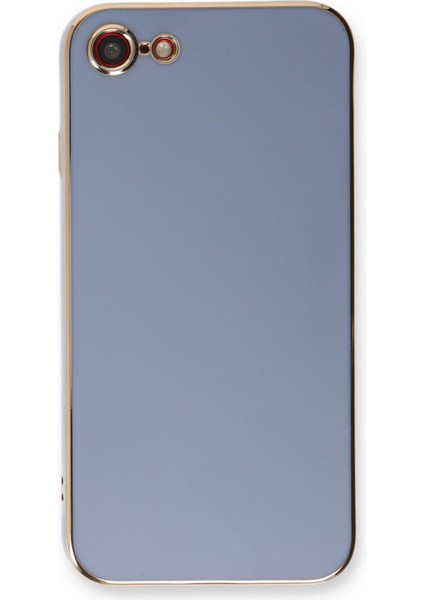 Iphone Se 2020 Kılıf Volet Silikon - Mavi 300099