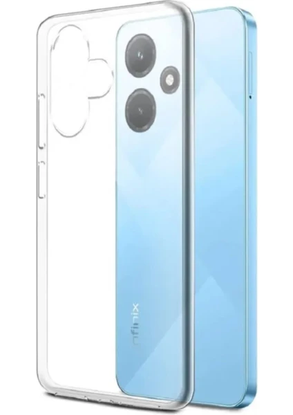 Caseart Infinix Hot 30 Kapak 1mm Süper Silikon Şeffaf Kılıf