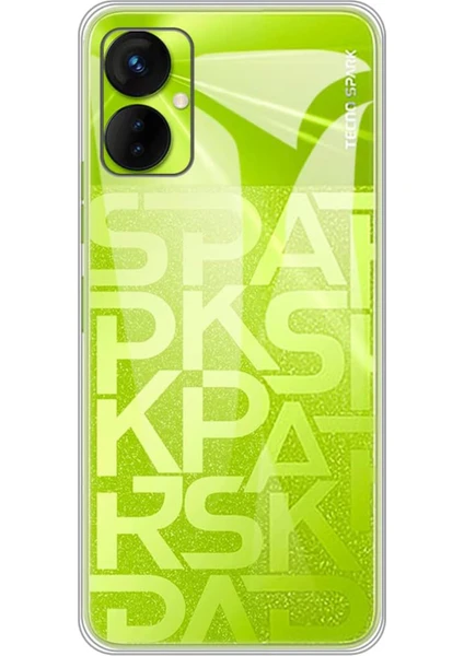 Caseart Tecno Spark 9 Pro Kapak 1mm Süper Silikon Şeffaf Kılıf