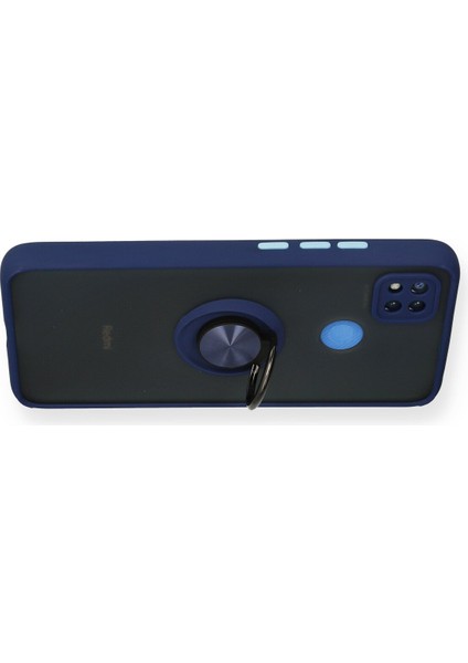 Xiaomi Redmi 9c Kılıf Montreal Yüzüklü Silikon Kapak - Lacivert 300099 modelleri