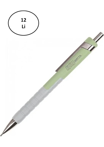 Versatil Kalem Kıplıng 0 7 mm Pastel Açık Yeşil 12'li