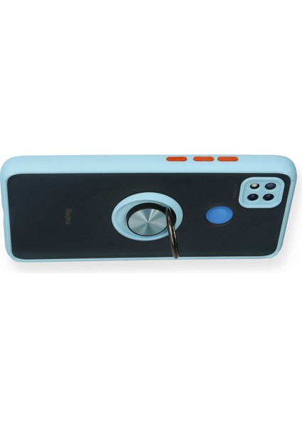 Xiaomi Redmi 9c Kılıf Montreal Yüzüklü Silikon Kapak - Buz Mavi 300099 modelleri