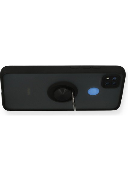 Xiaomi Redmi 9c Kılıf Montreal Yüzüklü Silikon Kapak - Siyah 300099 modelleri