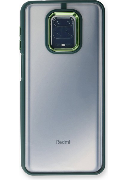 Xiaomi Redmi Note 9 Pro Kılıf Dora Kapak - Haki Yeşil 300099